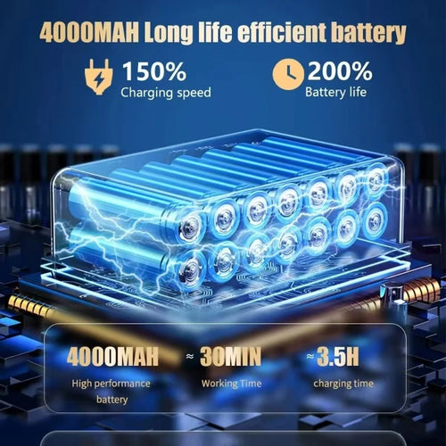 CENRR-aspiradora de coche 98000PA, aspiradora inalámbrica portátil, potente máquina de limpieza de mano de succión fuerte para electrodomésticos